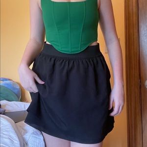 Loft black athletic skirt!